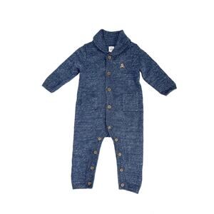 NWT Gap Shawl Collar Sweater Romper Size 6-12 Months